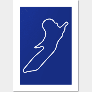 Pau Circuit [outline] Posters and Art